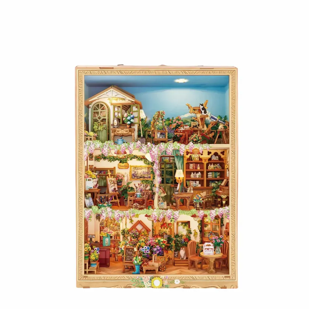 Blossom Time DIY Story Frame Kit|3-in-1 Puzzle Kit build details