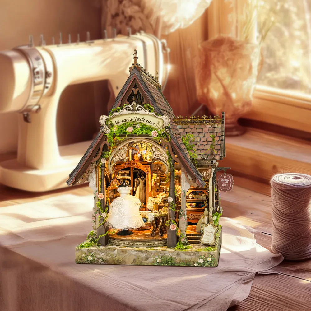 Dream Dress Studio DIY miniature kit bridal tailoring shop scene