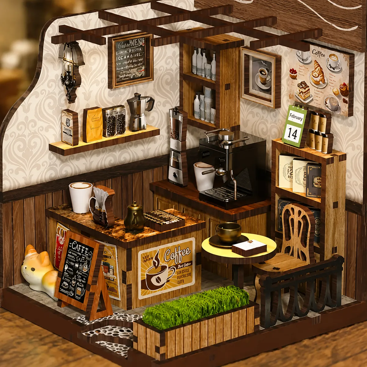 Vintage Café Atmosphere Full of Character