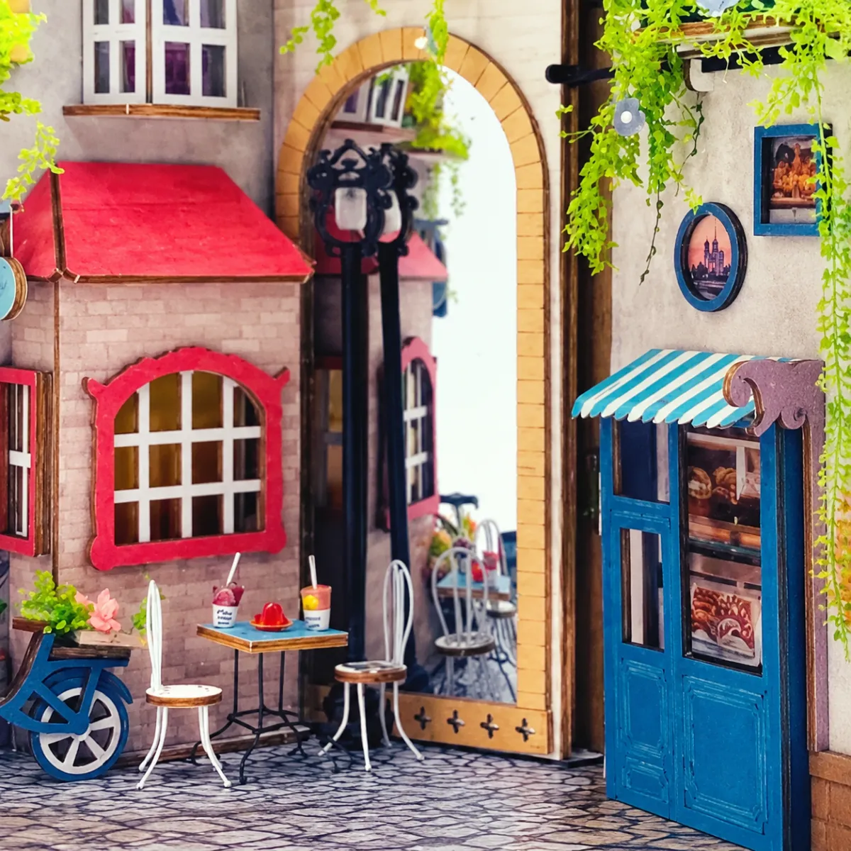Reflecterend Parijs straatbeeld