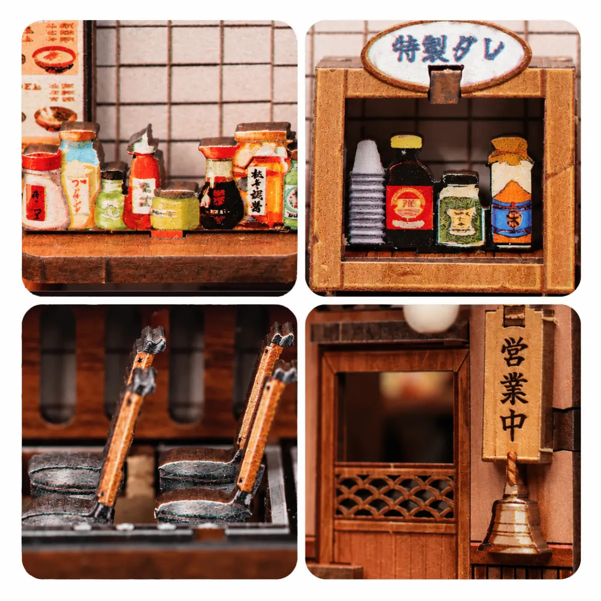 Authentieke Udon-winkeldetails
