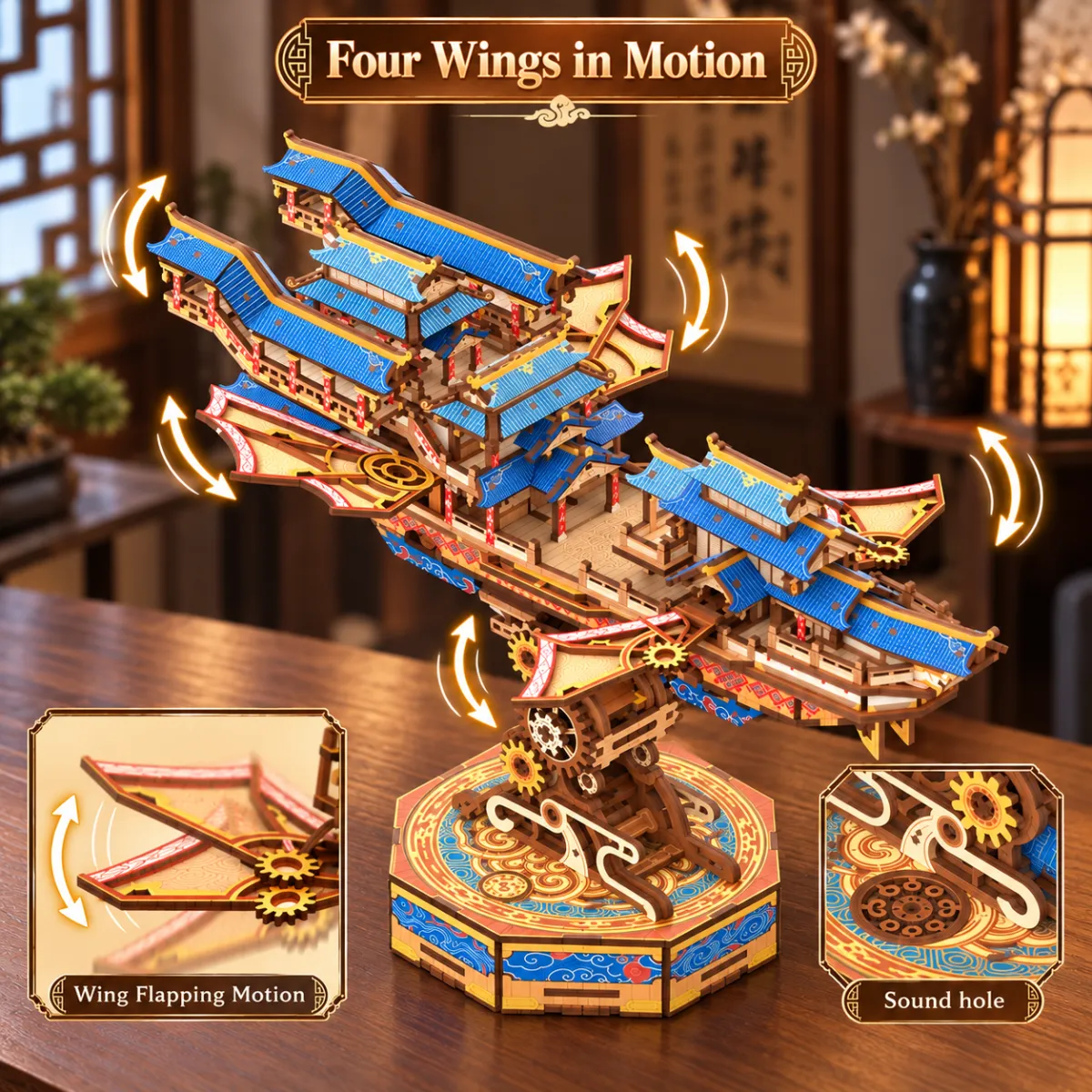 Music-Synced Wing Motion