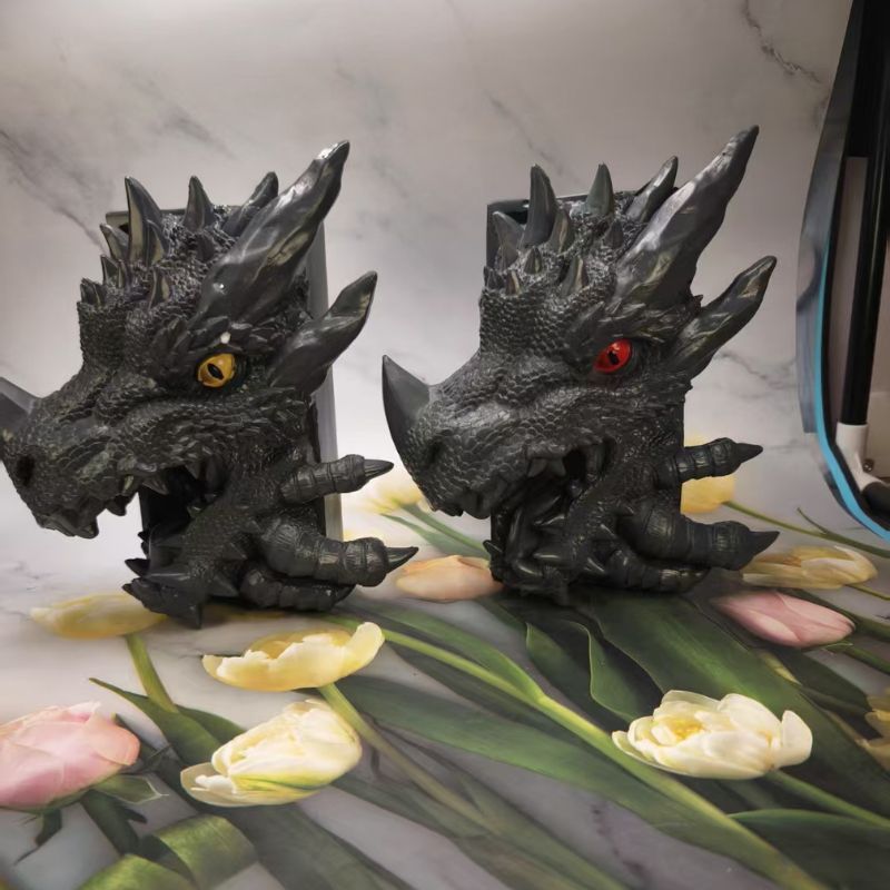 Guardian Dragon 3D Book Nook – Fantasy Bookshelf Decor & Bookend-Book Nook World