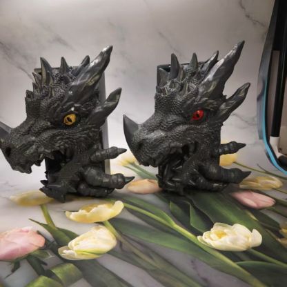 Guardian Dragon 3D Book Nook – Fantasy Bookshelf Decor & Bookend-Book Nook World
