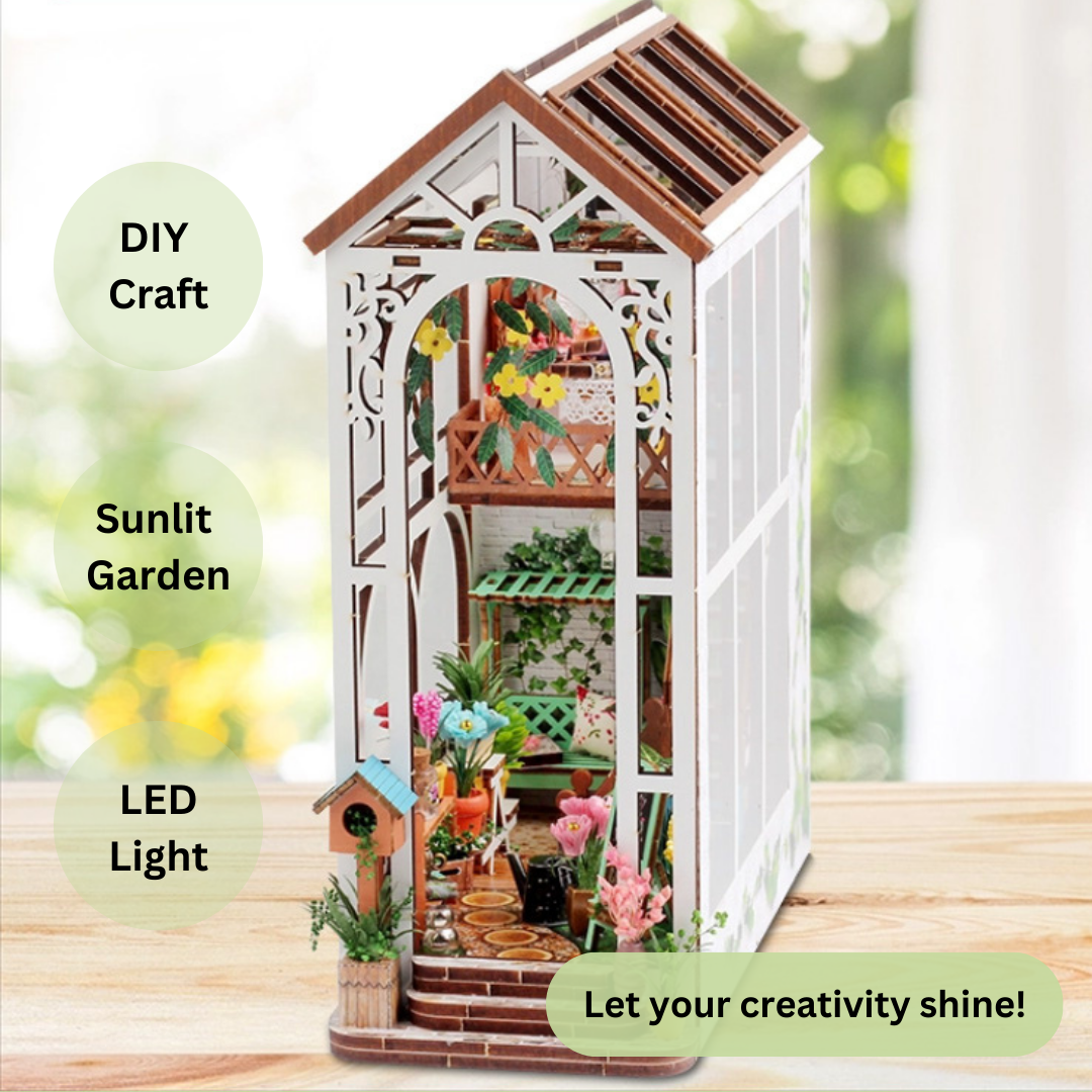 Garden House DIY Book Nook Kit-Book Nook World