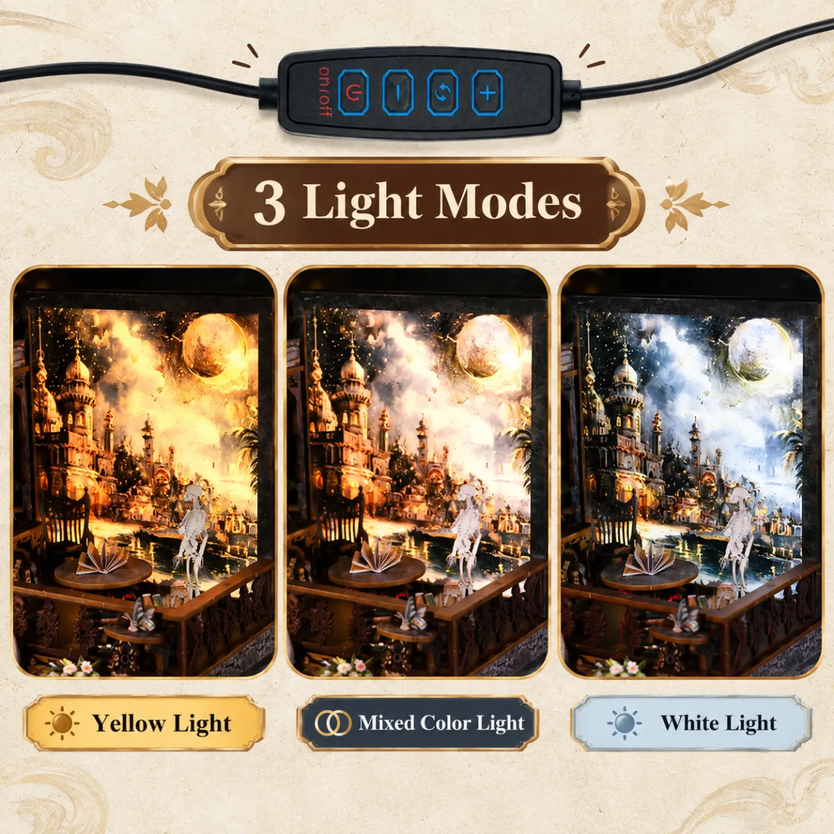 Three-Mode Ambient Lighting