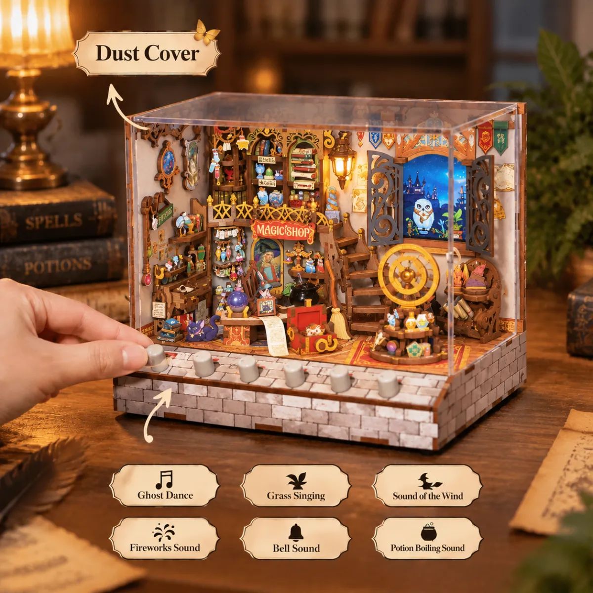 Dust Cover & Interactive Rotation