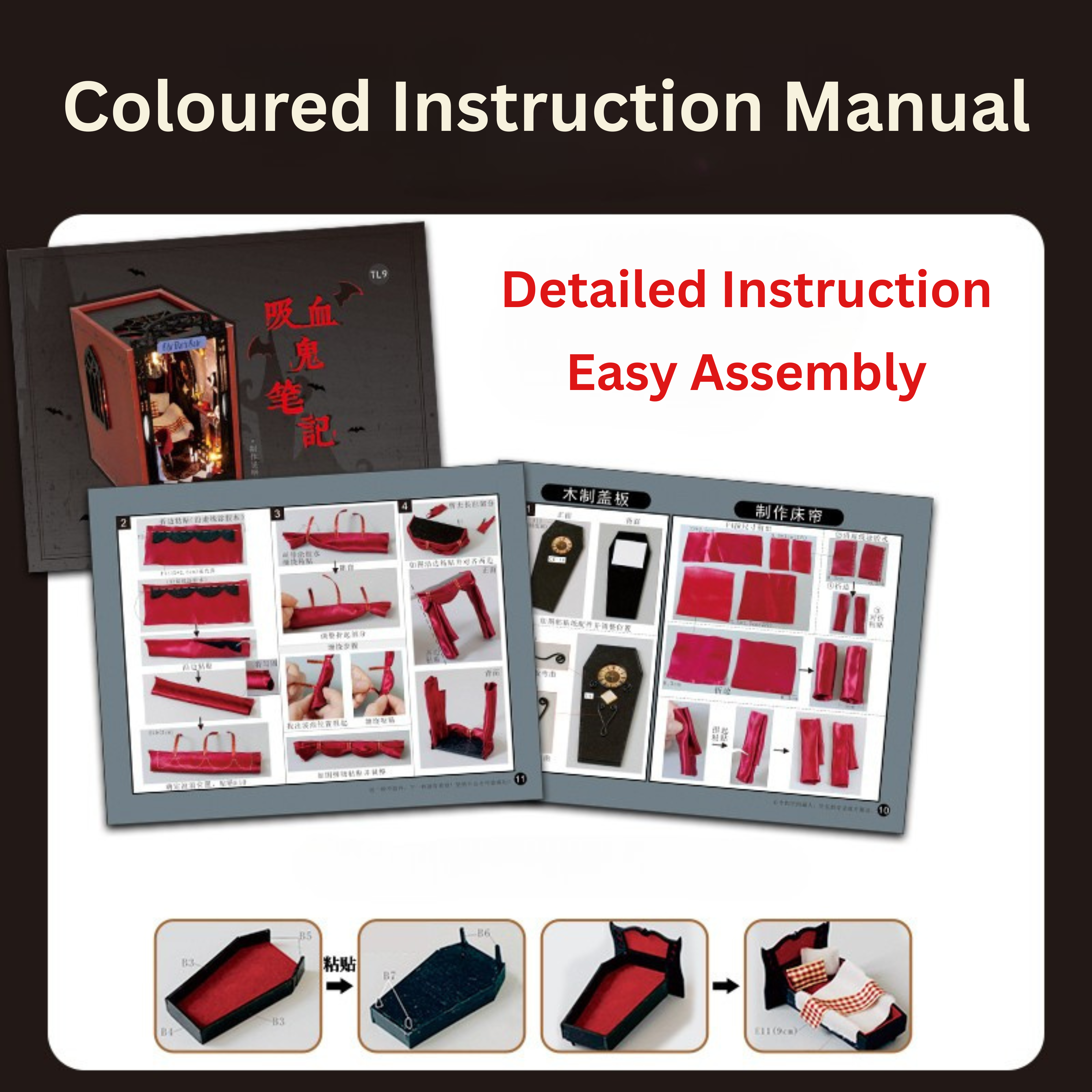 The Dark Gate DIY Book Nook Kit-Book Nook World