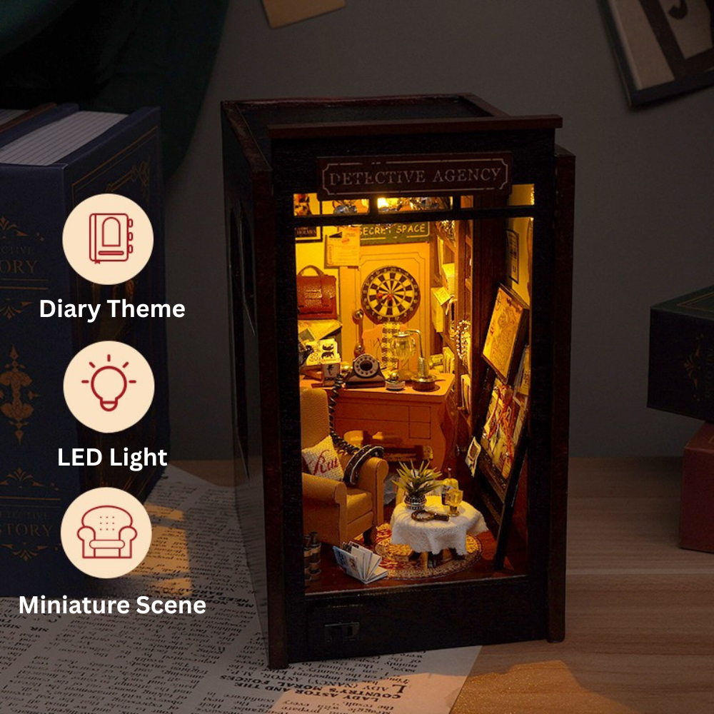 Detective Diary DIY Book Nook Kit-Book Nook World