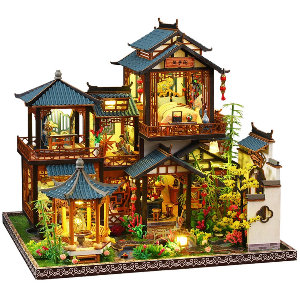 Serenade of the Orchid Garden Mini House Kit l DIY Miniature Kit-Book Nook World