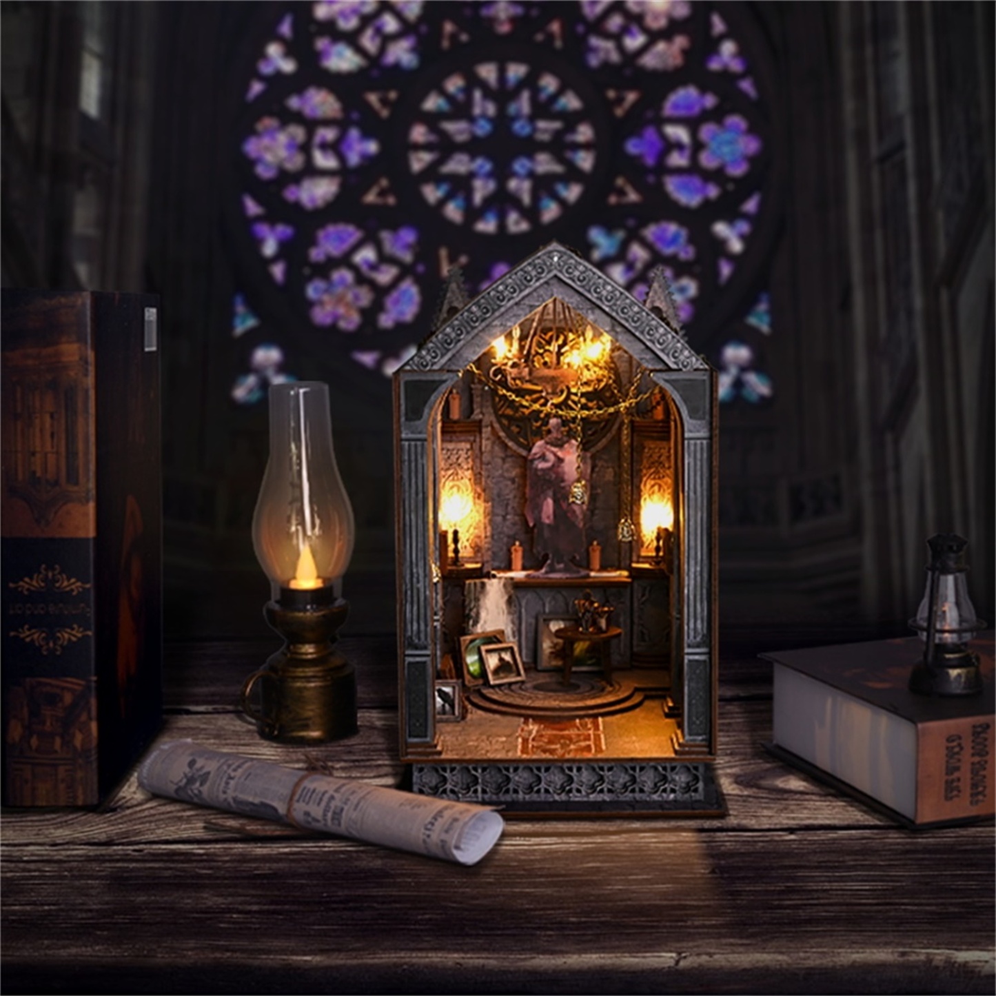Quiet Night Prayer DIY Book Nook Kit-Book Nook World