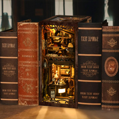 Serenity Coffee House DIY Book Nook Kit-Book Nook World