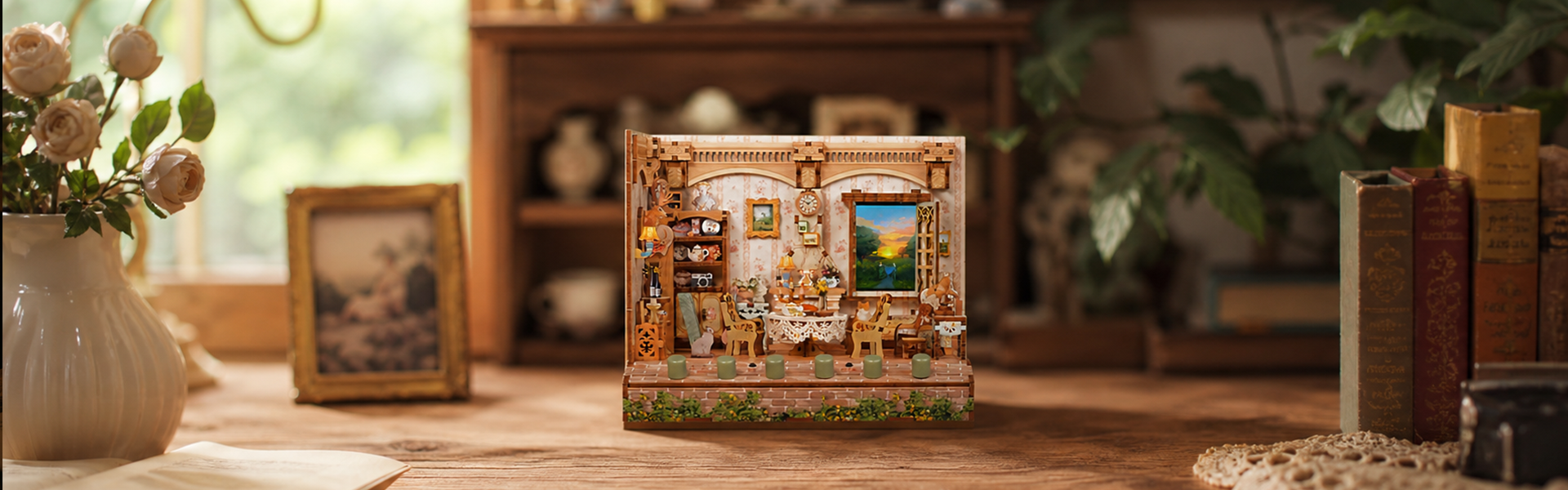 Cozy Country Sunset Parlor