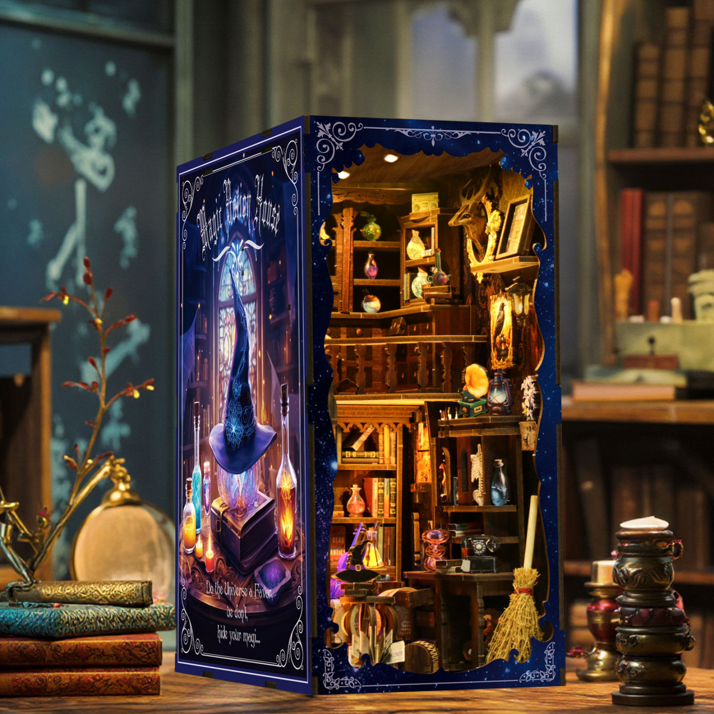 Magic Series: Magic Potion House DIY Book Nook Kit-Book Nook World
