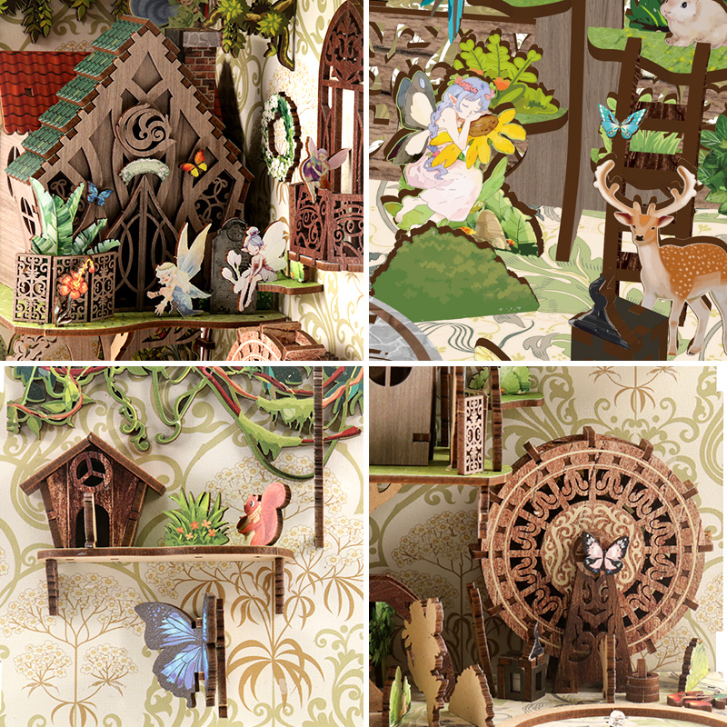 Secret World of the Forest DIY Book Nook Kit-Book Nook World
