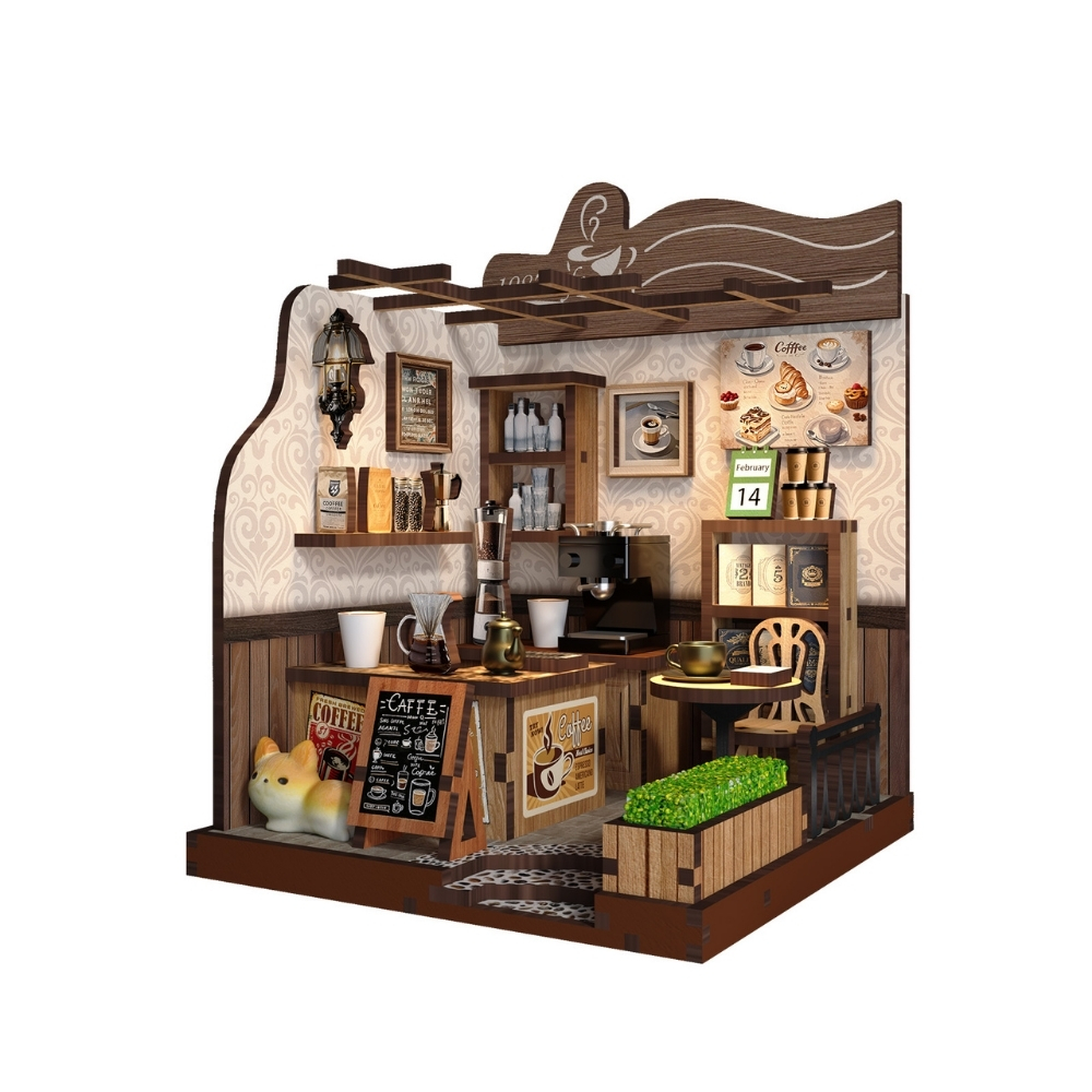 1987 Country Café DIY Mini House Kit | DIY Miniature Kit-Book Nook World