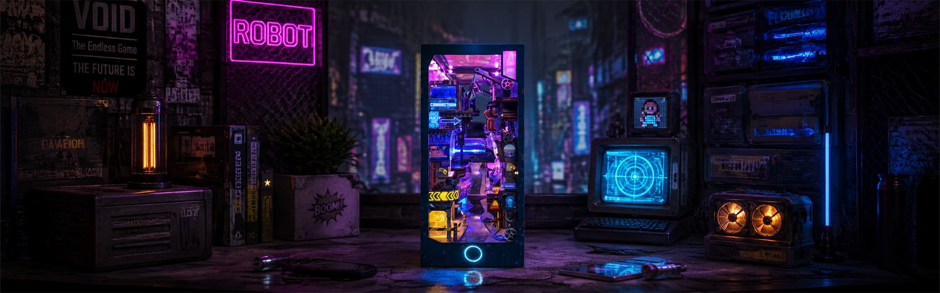 Neon Nights in the Cyber City