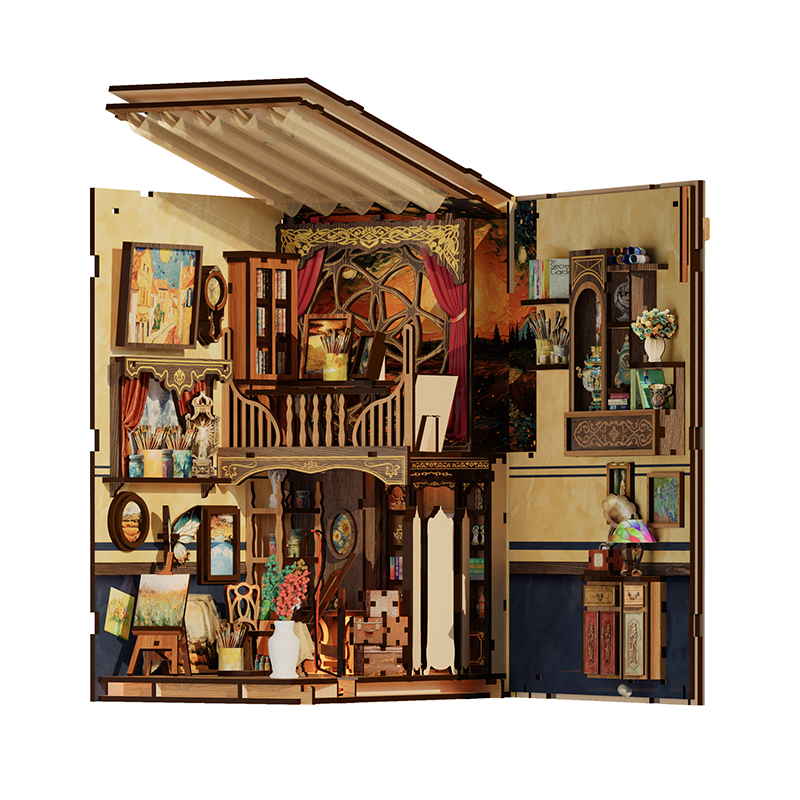 Whispers of Starlit Frames DIY Book Nook Kit-Book Nook World