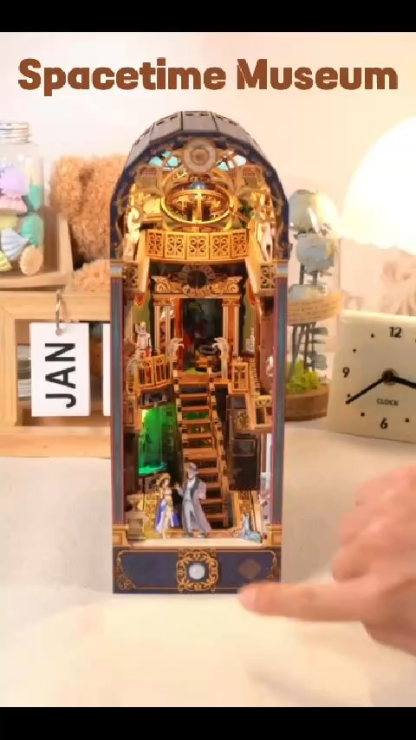 Spacetime Museum DIY Book Nook Kit (With Dust Cover)