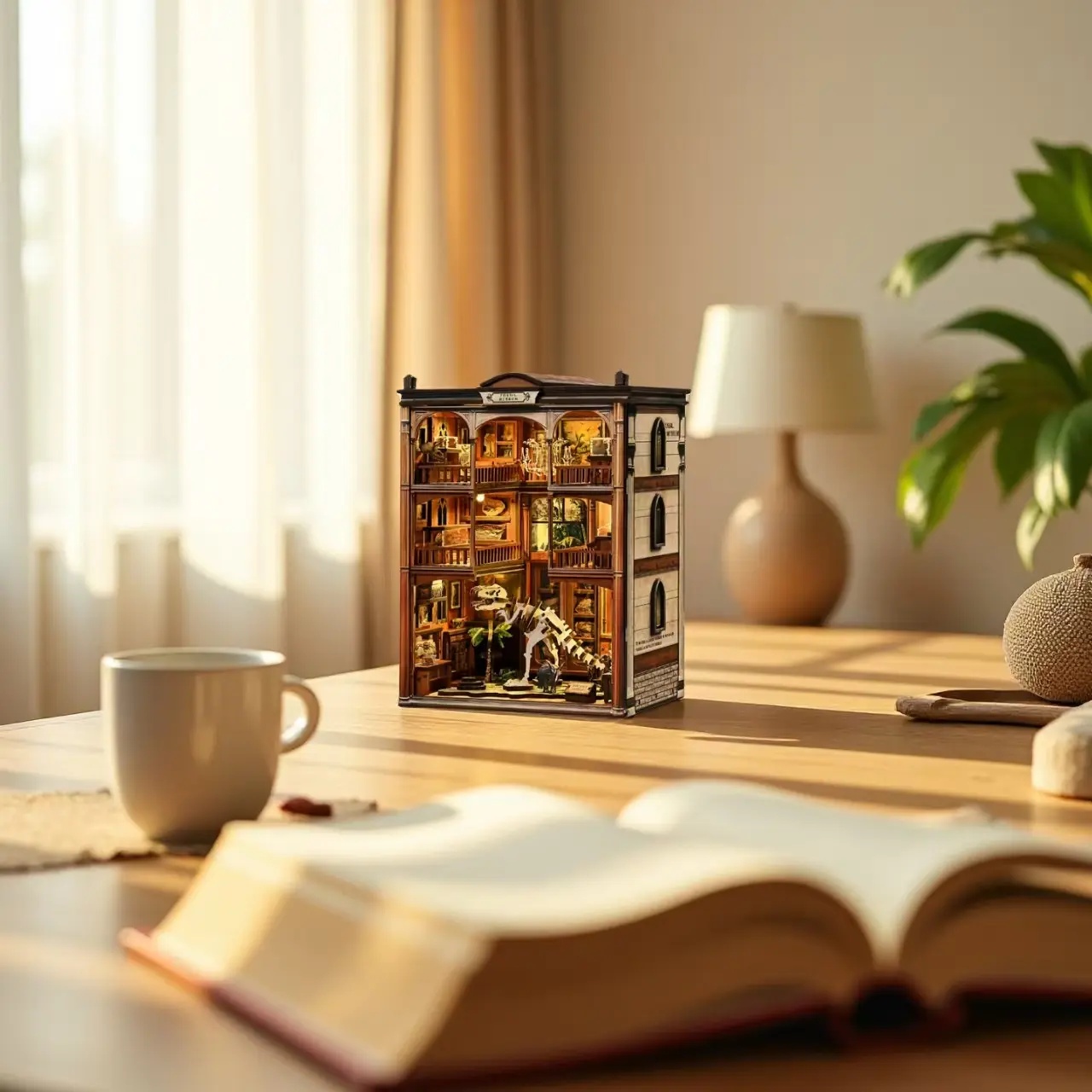 Fossil Museum DIY Book Nook Kit