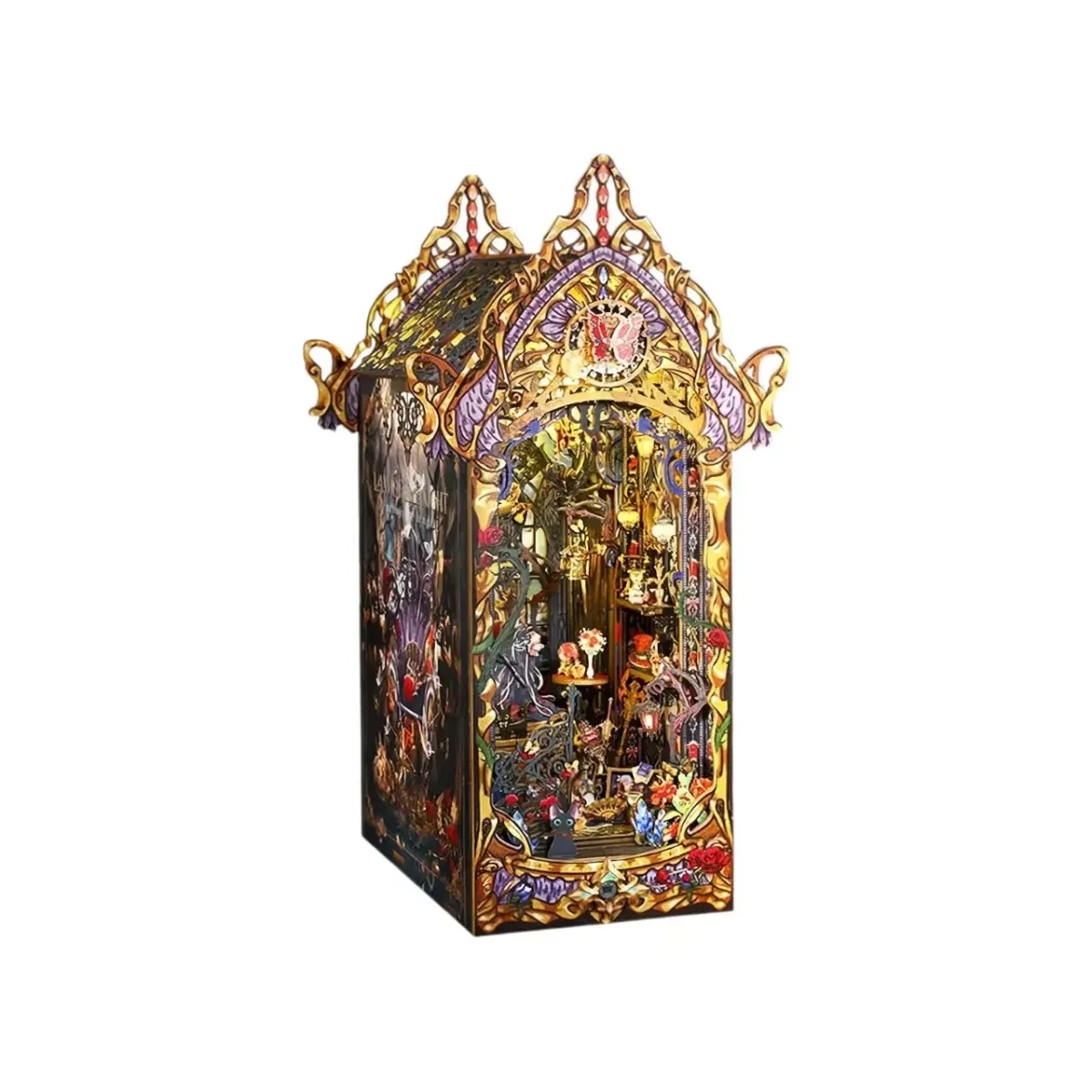 Bouwdetails van Doe-het-zelf boekenhoekset 'Law of the Night'