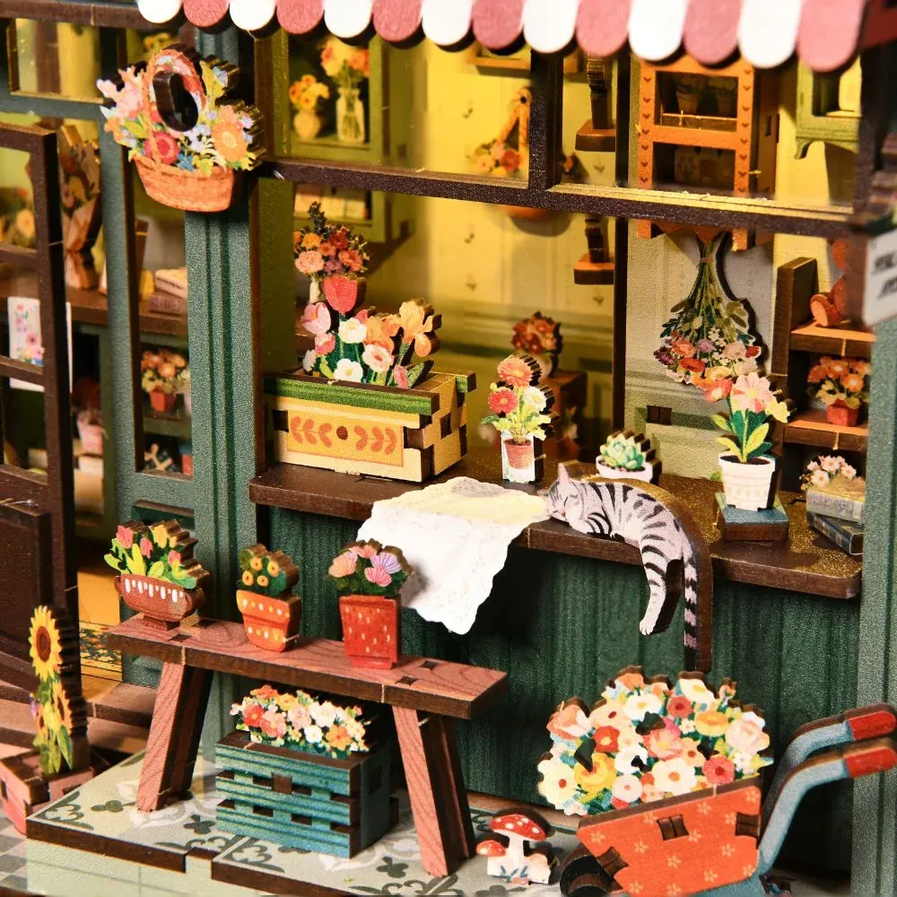 Vibrant Flower Room Exterior Display
