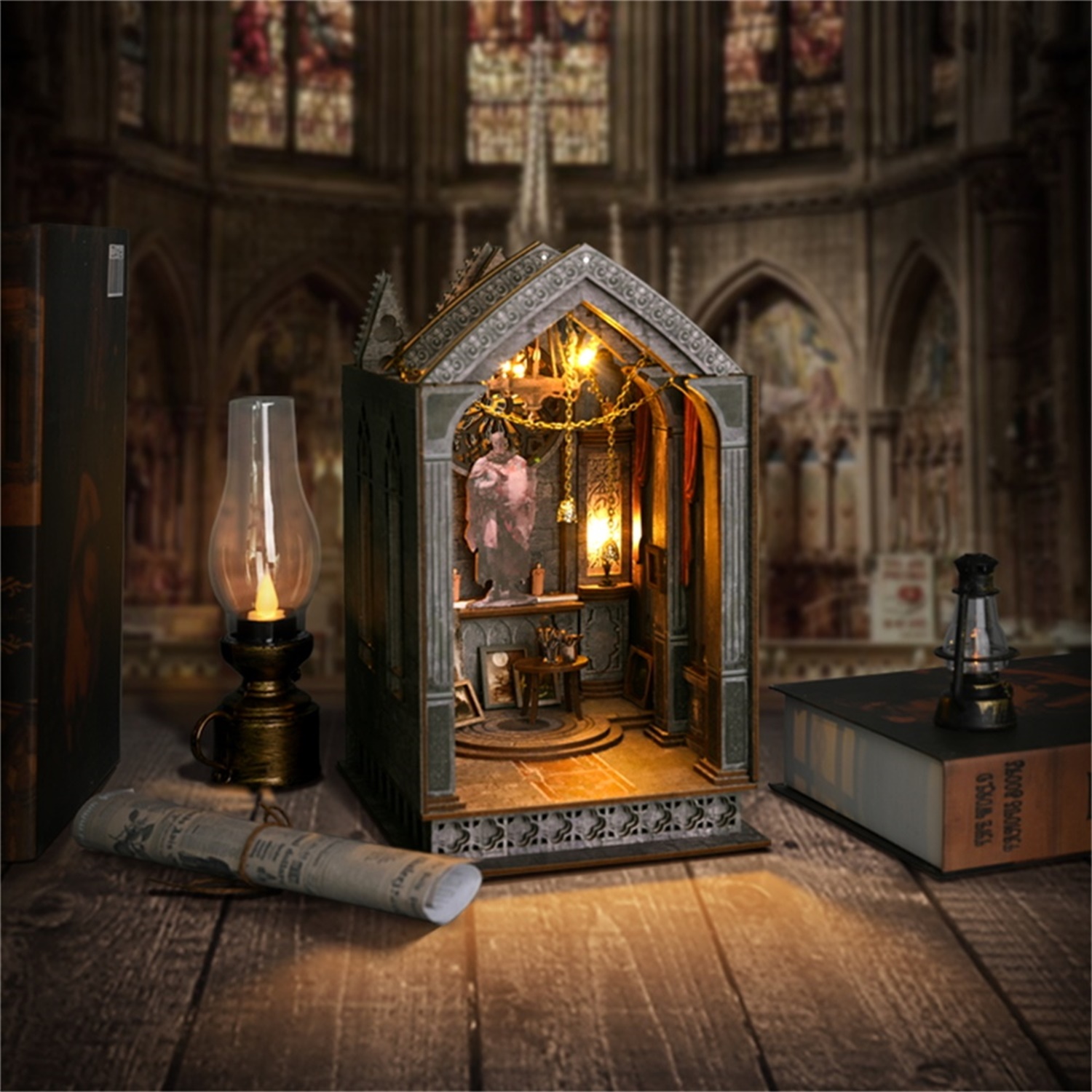 Quiet Night Prayer DIY Book Nook Kit-Book Nook World