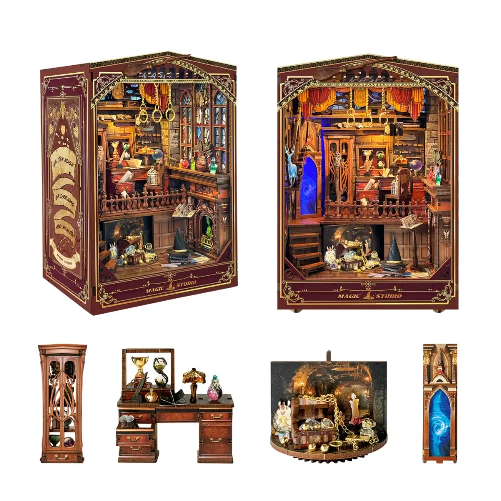Magic Studio Book Nook Kit (Upgraded Version)