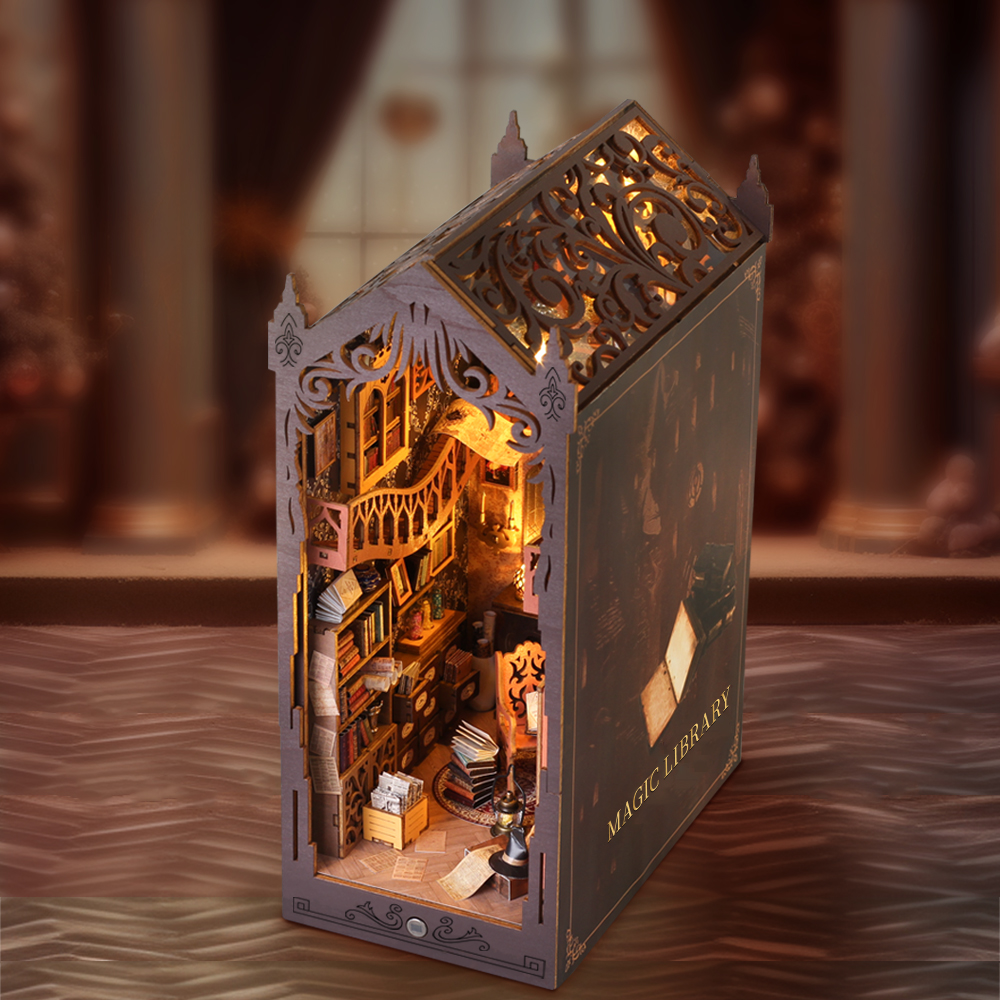 New Magic Library DIY Book Nook Kit-Book Nook World