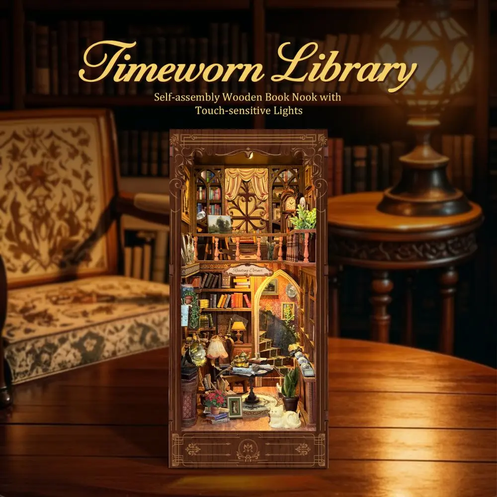 Timeworn Library DIY Book Nook Kit