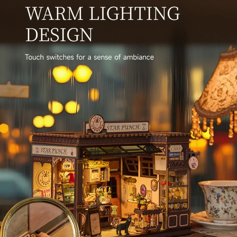 Magic Coffee House Mini House Kit l DIY Miniature Kit