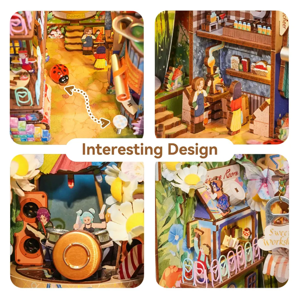 Mini Town DIY Book Nook Kit