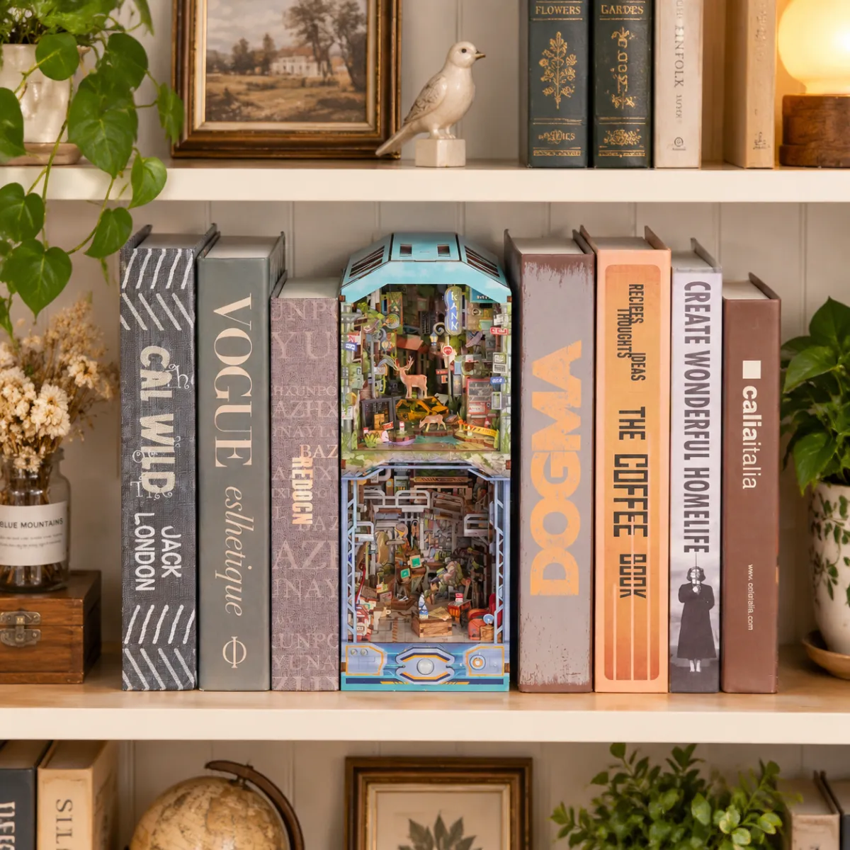 A Charming Shelf Display