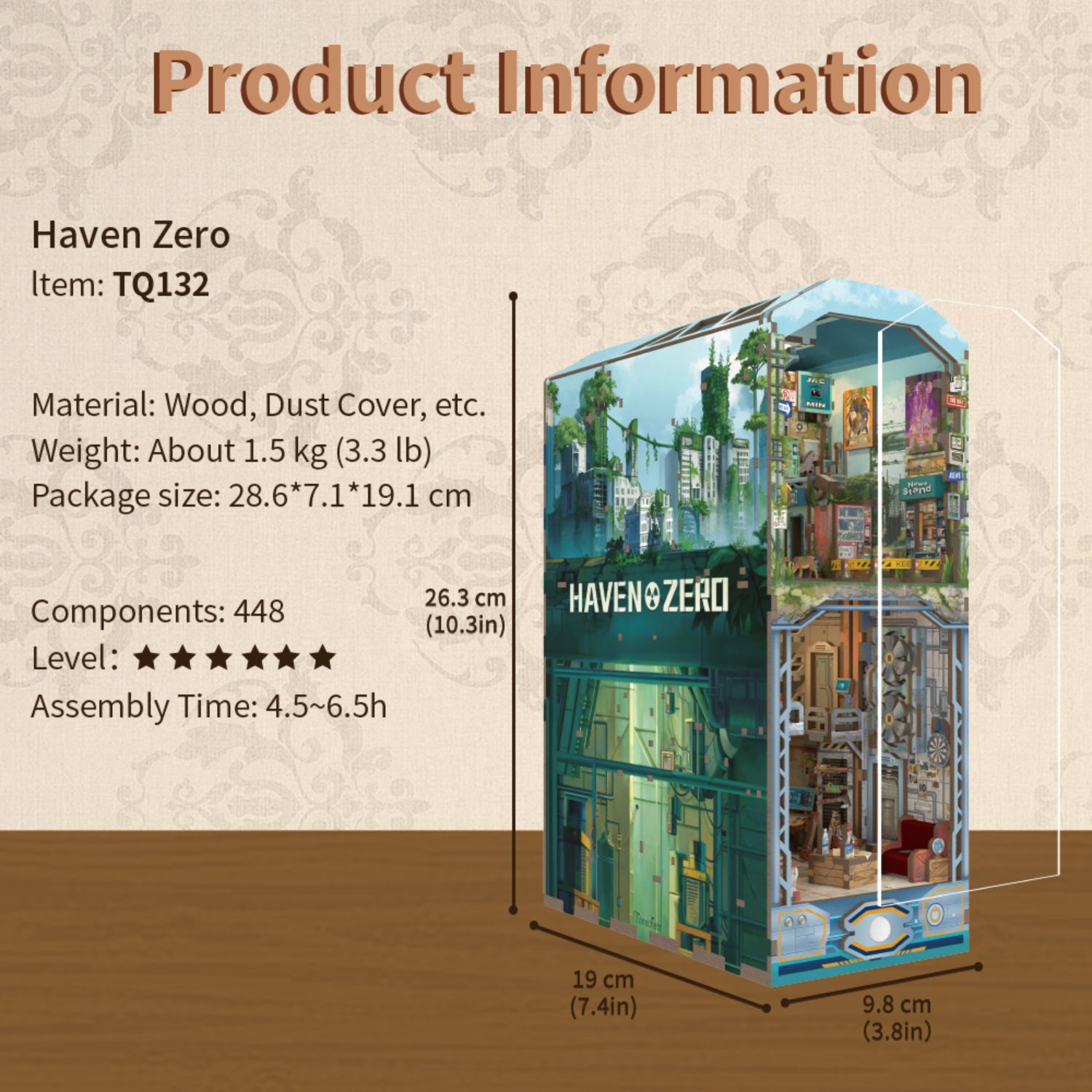 Haven Zero DIY Book Nook Kit-Book Nook World