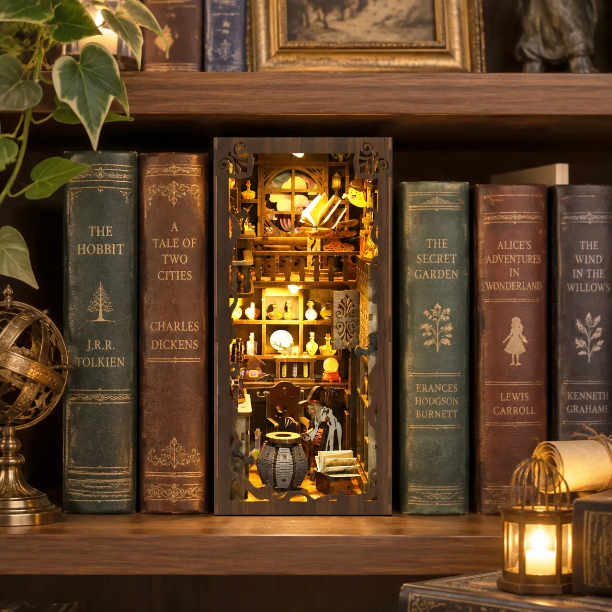 A Mystical Wizard Shelf Display