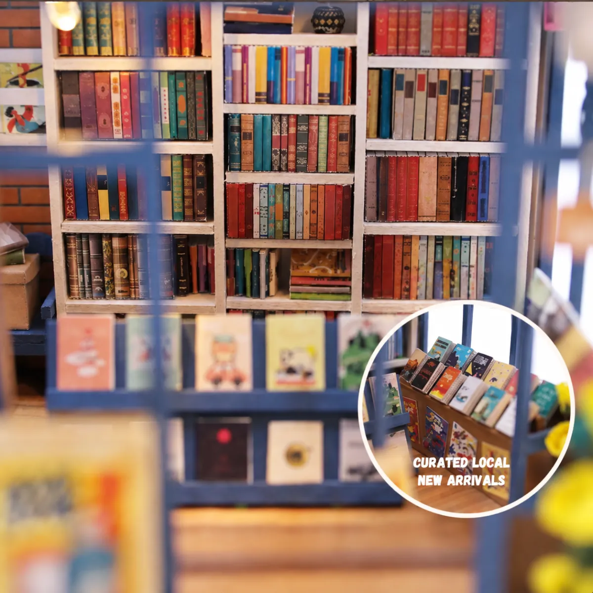Een zorgvuldig samengestelde presentatie van nieuwe boeken