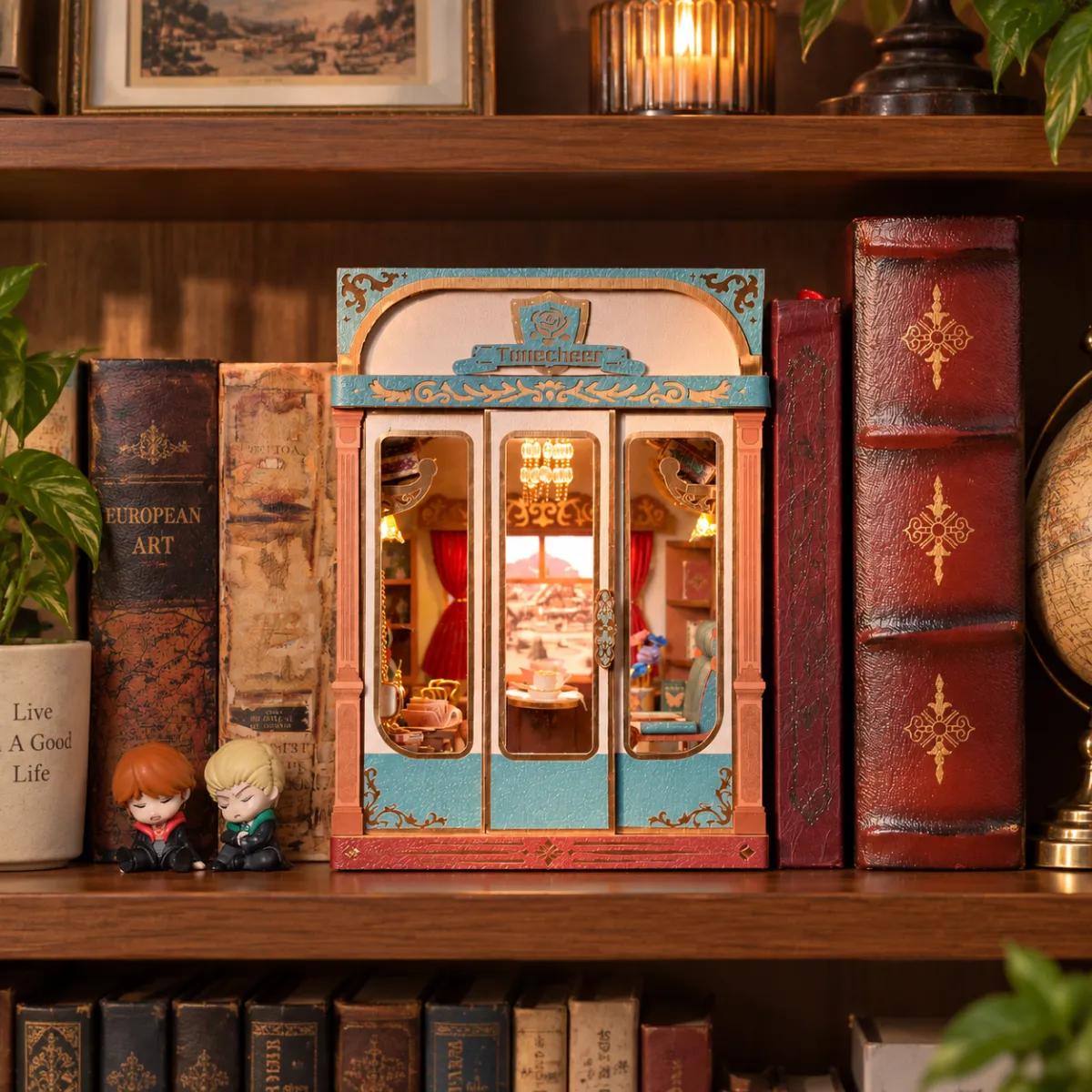 A Charming Shelf Display