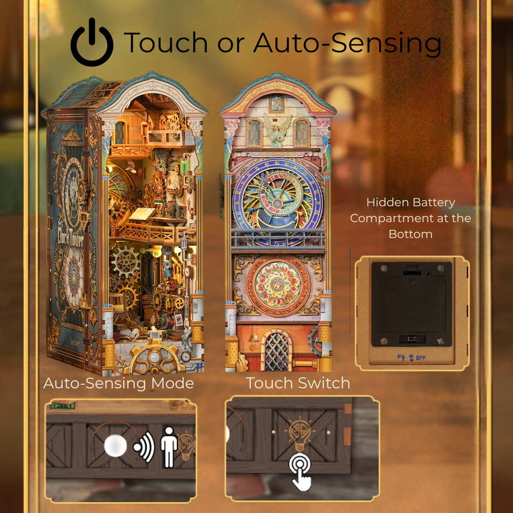 Clock Tower DIY Book Nook Kit-Book Nook World