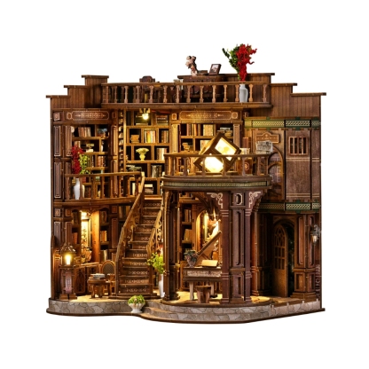 Dream Book Hall DIY Mini House Kit | DIY Miniature Kit