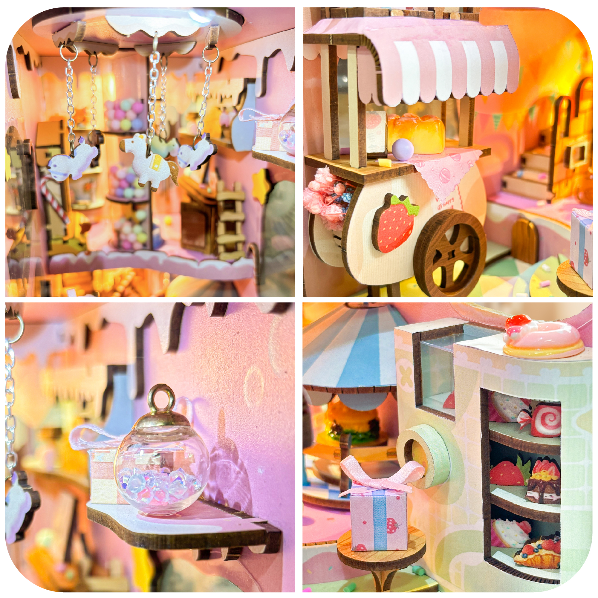 Candy Store DIY Book Nook Kit-Book Nook World