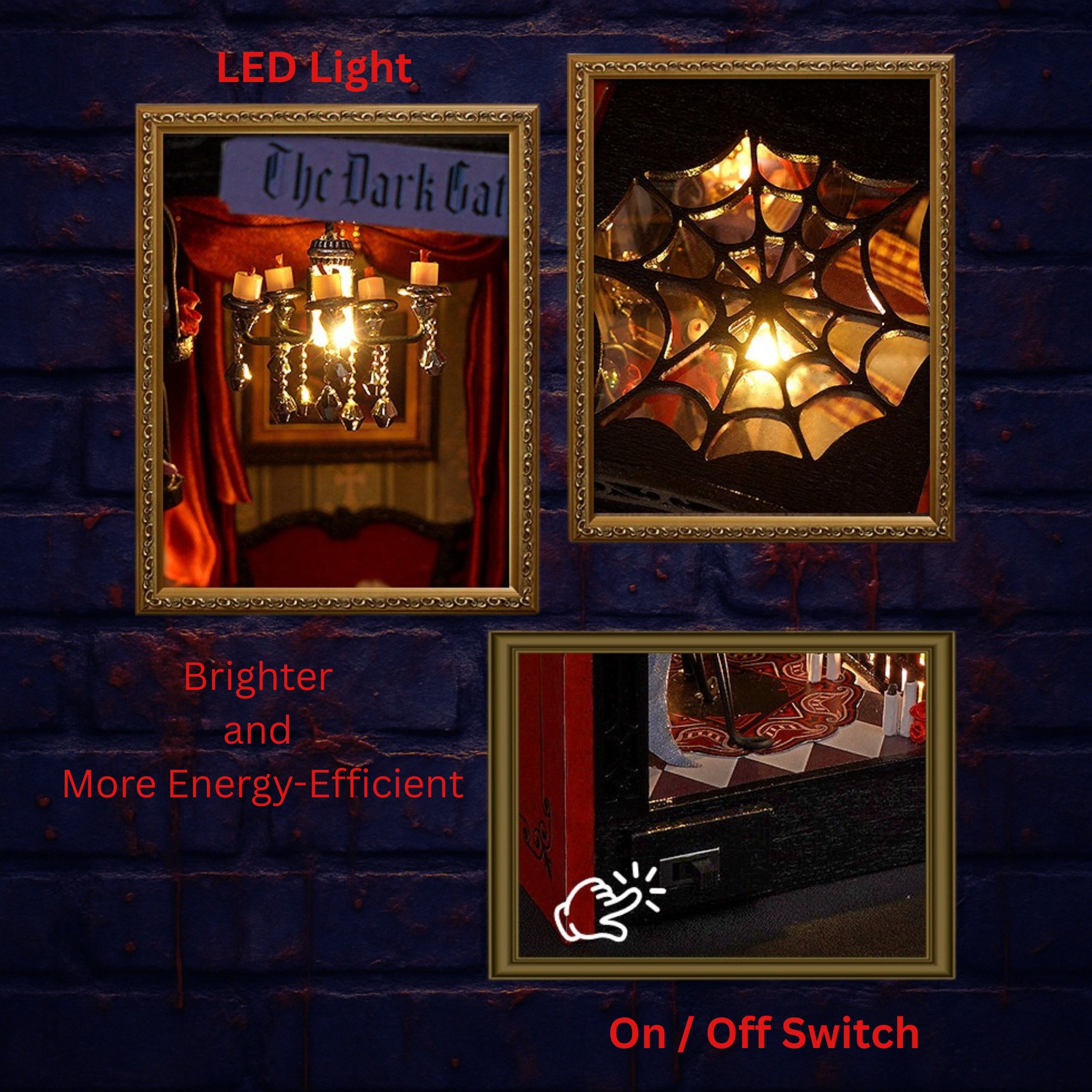 The Dark Gate DIY Book Nook Kit-Book Nook World