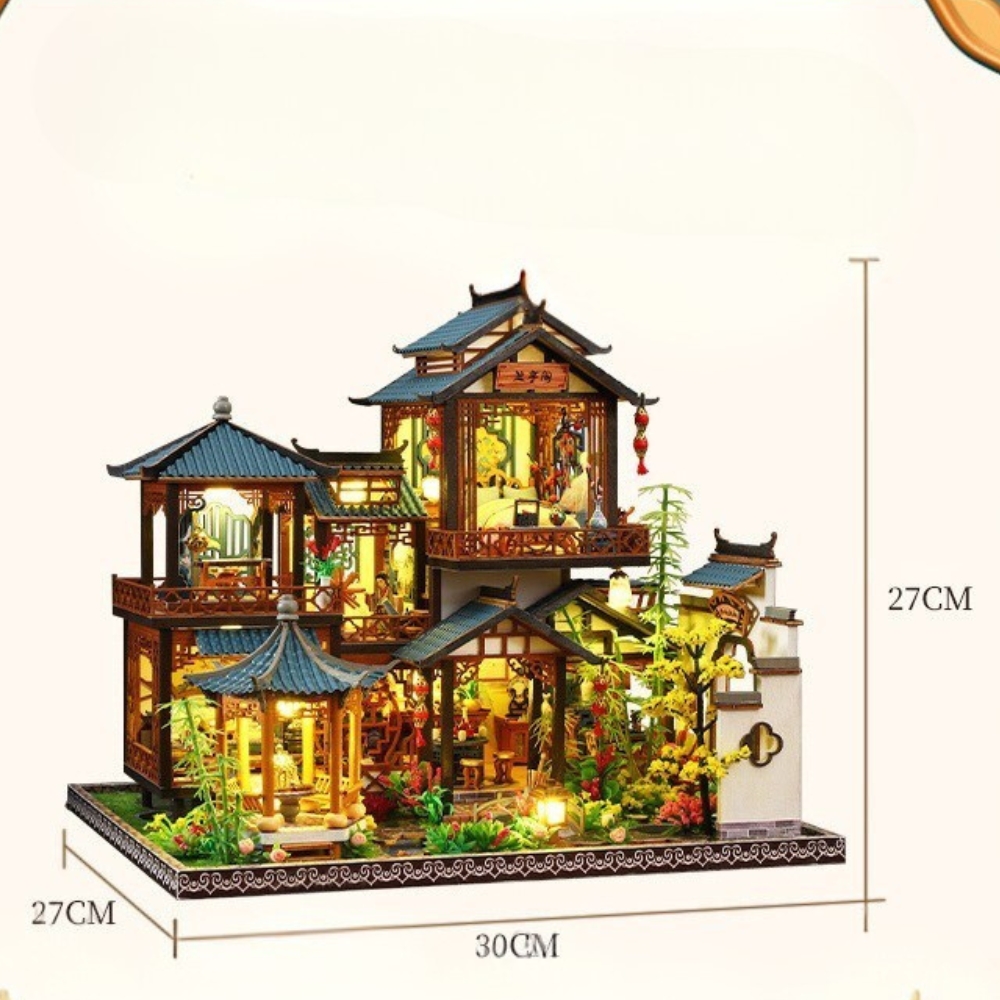 Serenade of the Orchid Garden Mini House Kit l DIY Miniature Kit-Book Nook World