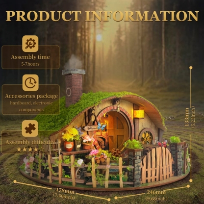 The Magic Ring Mini House Kit l DIY Miniature Kit