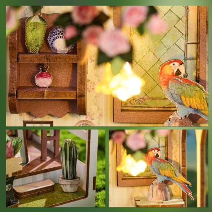 Romantic Garden DIY Book Nook Kit-Book Nook World