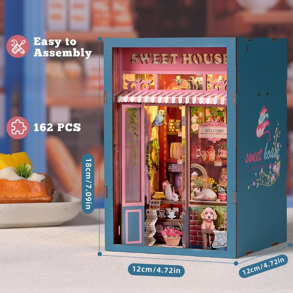 Sweet House DIY Book Nook Kit-Book Nook World