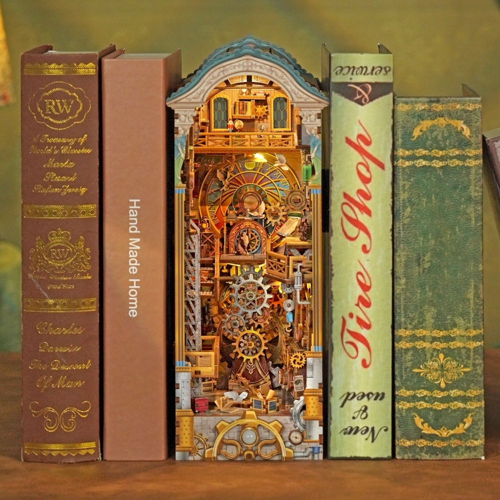 Clock Tower DIY Book Nook Kit-Book Nook World