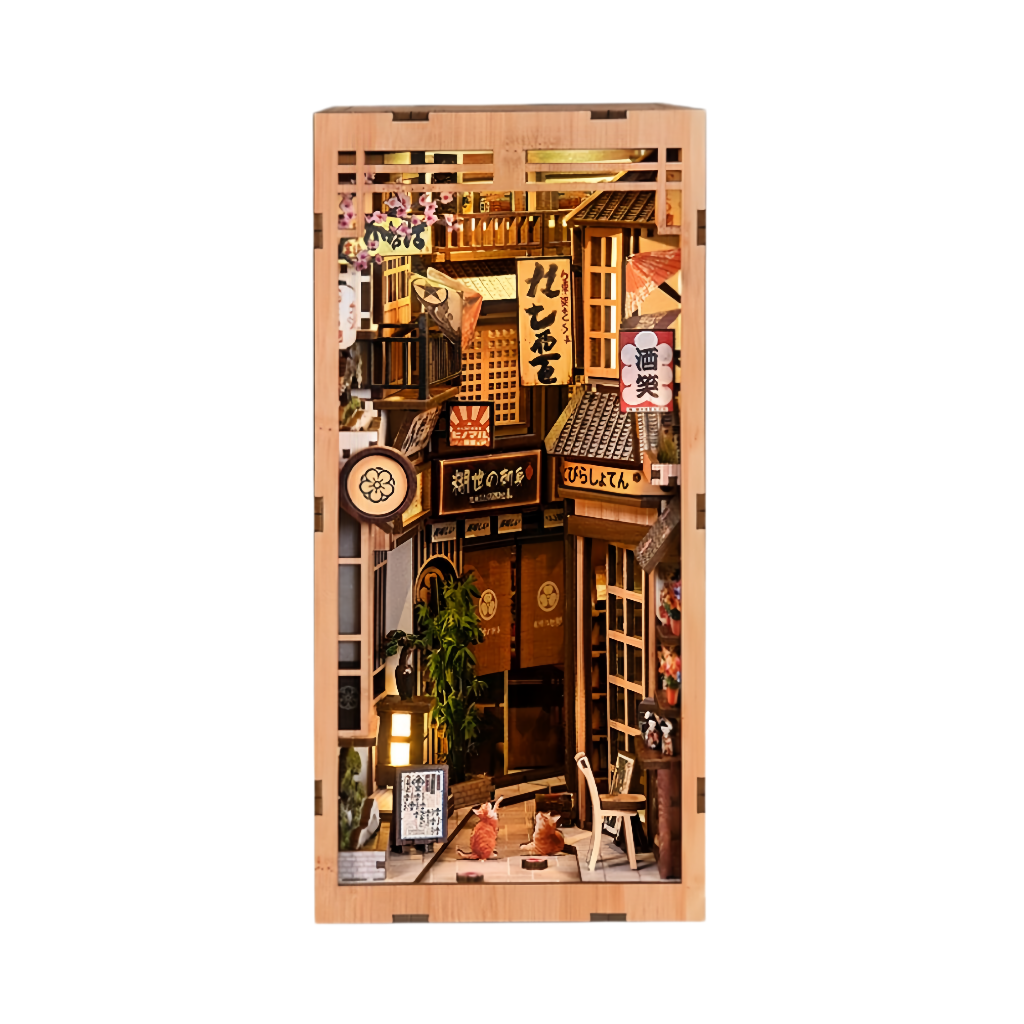 The Alley Waiting For The Cat DIY Book Nook Kit