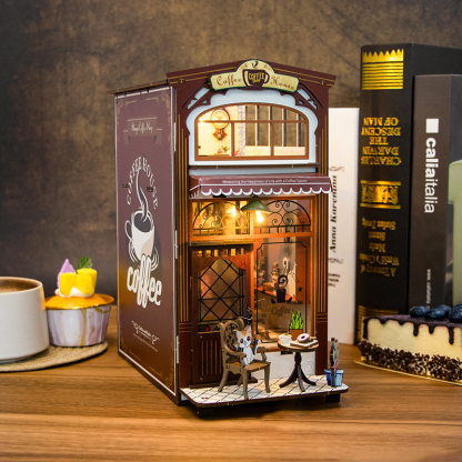Coffee House DIY Book Nook Kit-Book Nook World