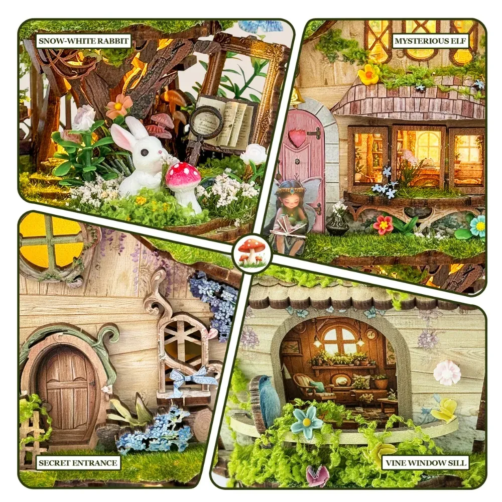 Rich Woodland Storybook Details