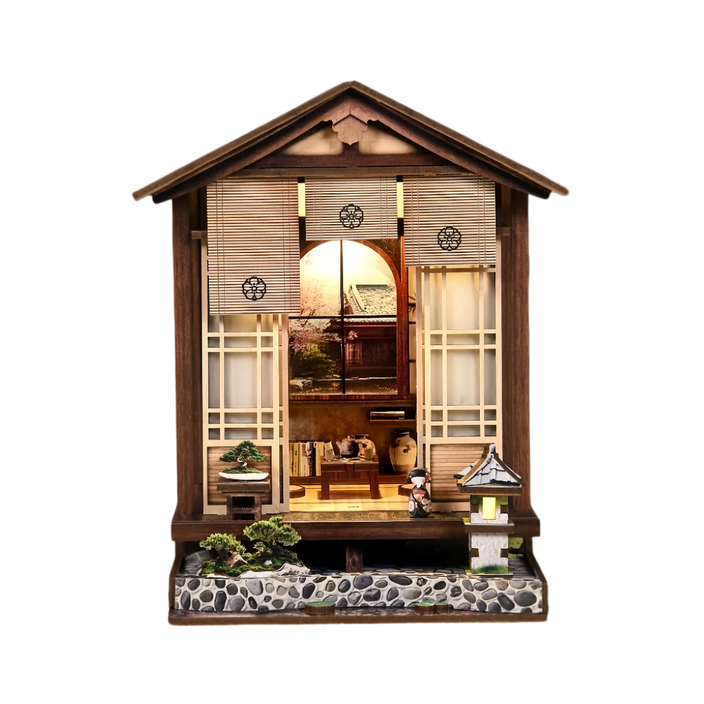 Moss-Lantern Harmony Garden DIY Book Nook Kit